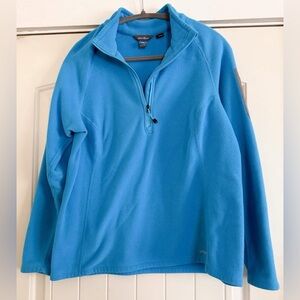 Eddie Bauer Blue Fleece pullover